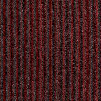 Teppichfliese Grau/rot Astra 50x50 Cm Florhöhe 3 Mm - Rot/Grau, Basics, Textil (50/50cm)