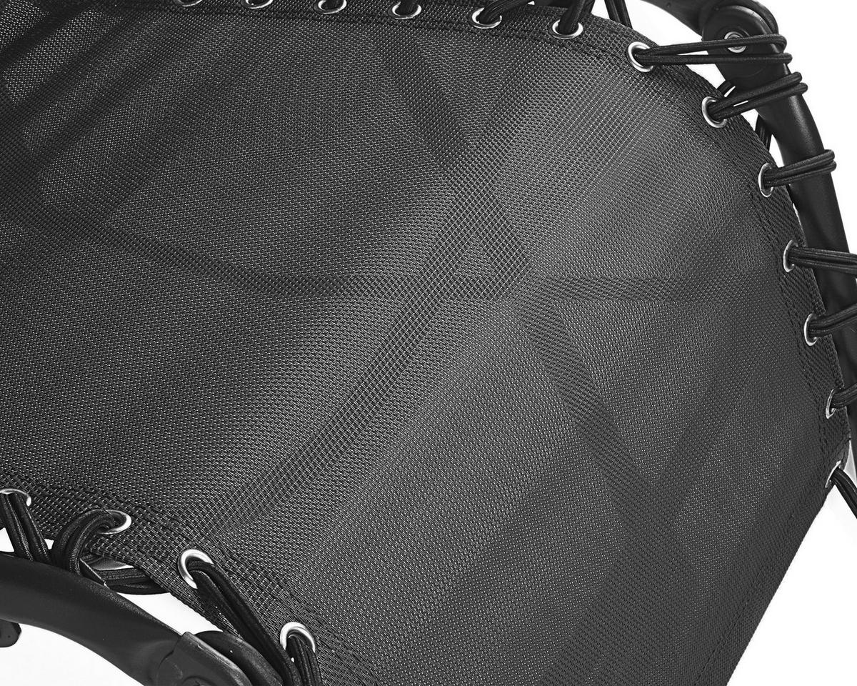 Bäderliege Relax Kunststoff Klappbar - Anthrazit, Basics, Kunststoff (84/109/65cm)