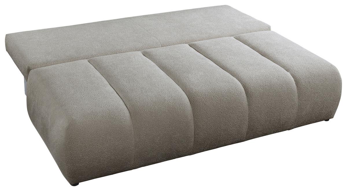 Schlafsofa Milo, Hellgrau B: 209 Cm - Creme/Hellgrau, Design, Holz/Holzwerkstoff (209/100/103cm) - MID.YOU