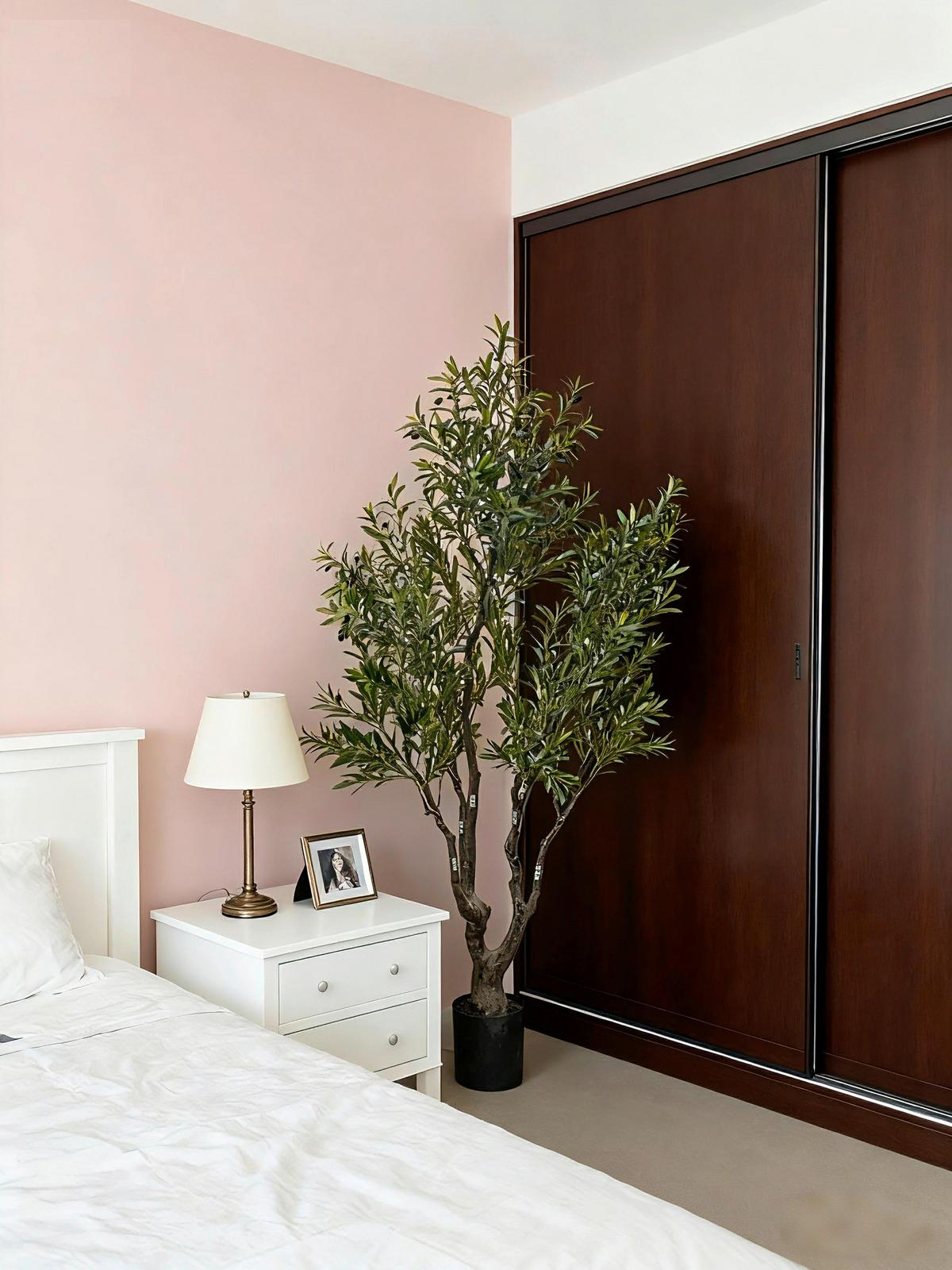 Umělá rostlina OLIVA květináč Ø/H: ca. 19/17,5cm - olivově zelená, Lifestyle (220cm) - Mömax