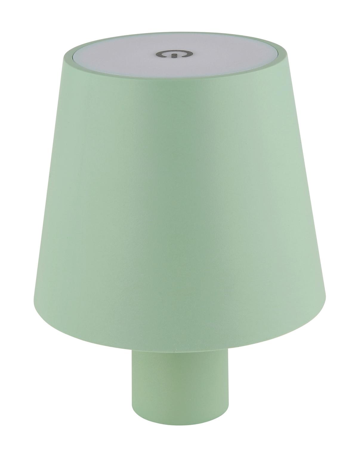 Akku-Tischleuchte 58438bs für Flaschen - Weiß/Hellgrün, Trend, Kunststoff/Metall (10,6/13cm) - Globo