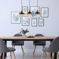 Hängeleuchte 15702-3 - Klar/Dunkelbraun, Basics, Glas/Metall (72/18/120cm) - Globo