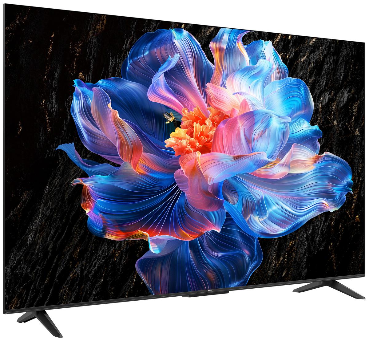Fernseher Tcl 55 Zoll Bildschimdiagonale 139 cm - Schwarz, Basics, Metall (122,6/75/25,5cm)