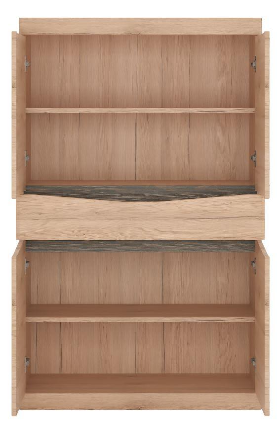 Kommode Summer San Remo Eiche Dekor B: 86 cm - Eiche San Remo, MODERN, Holzwerkstoff (86/139/40cm) - Modern Living