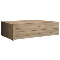 Schubladenbox Joe B: 121 cm Sonoma Eiche Dekor - Sonoma Eiche, Basics, Holzwerkstoff (121/33/51cm)