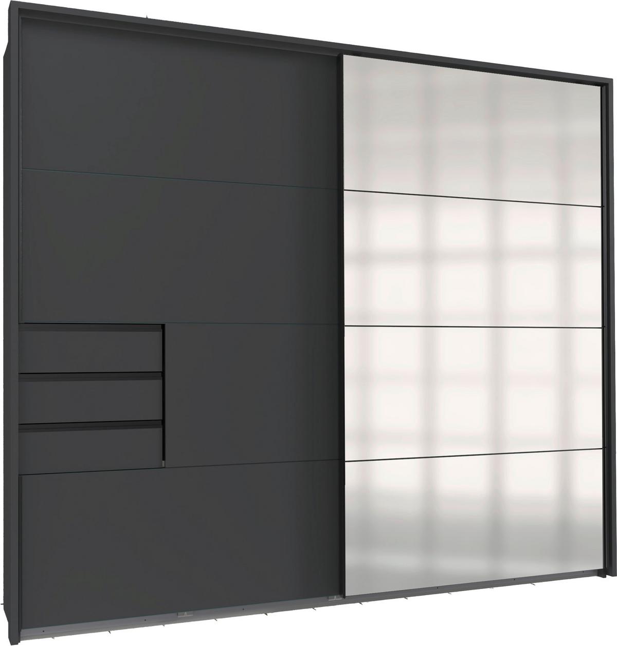 Passepartoutrahmen Saigon Graphitfarben, Für B: 225 Cm - Graphitfarben, MODERN, Holzwerkstoff (228/213/12cm) - MID.YOU