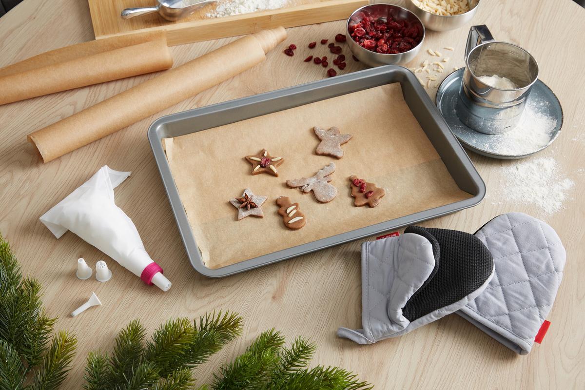 Spritzbeutelset Milan L: 22,7 cm inkl. 4 Tüllen - Weiß, Basics, Kunststoff (12/22,7/3,5cm) - Metaltex