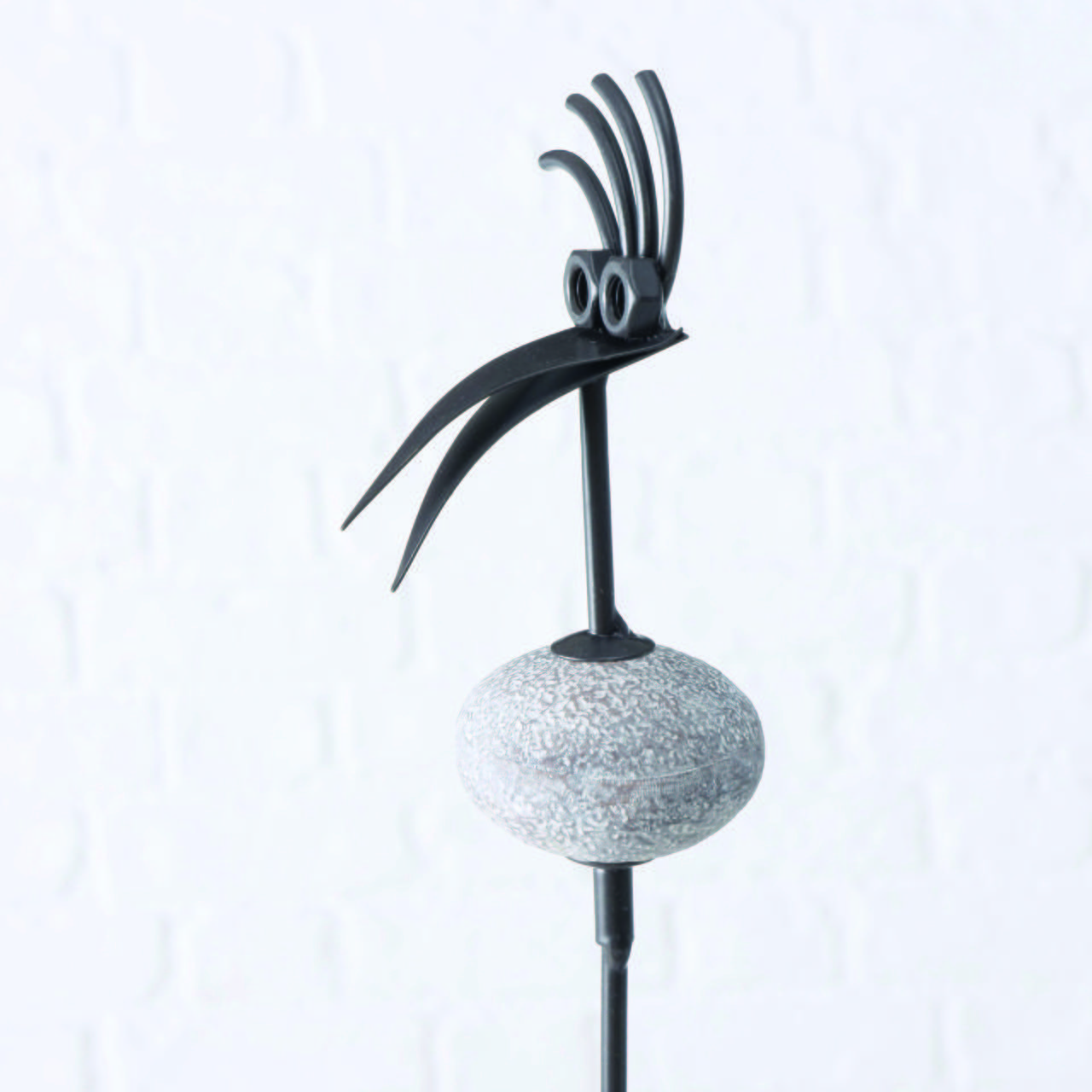 Gartenstecker Vogelkopf