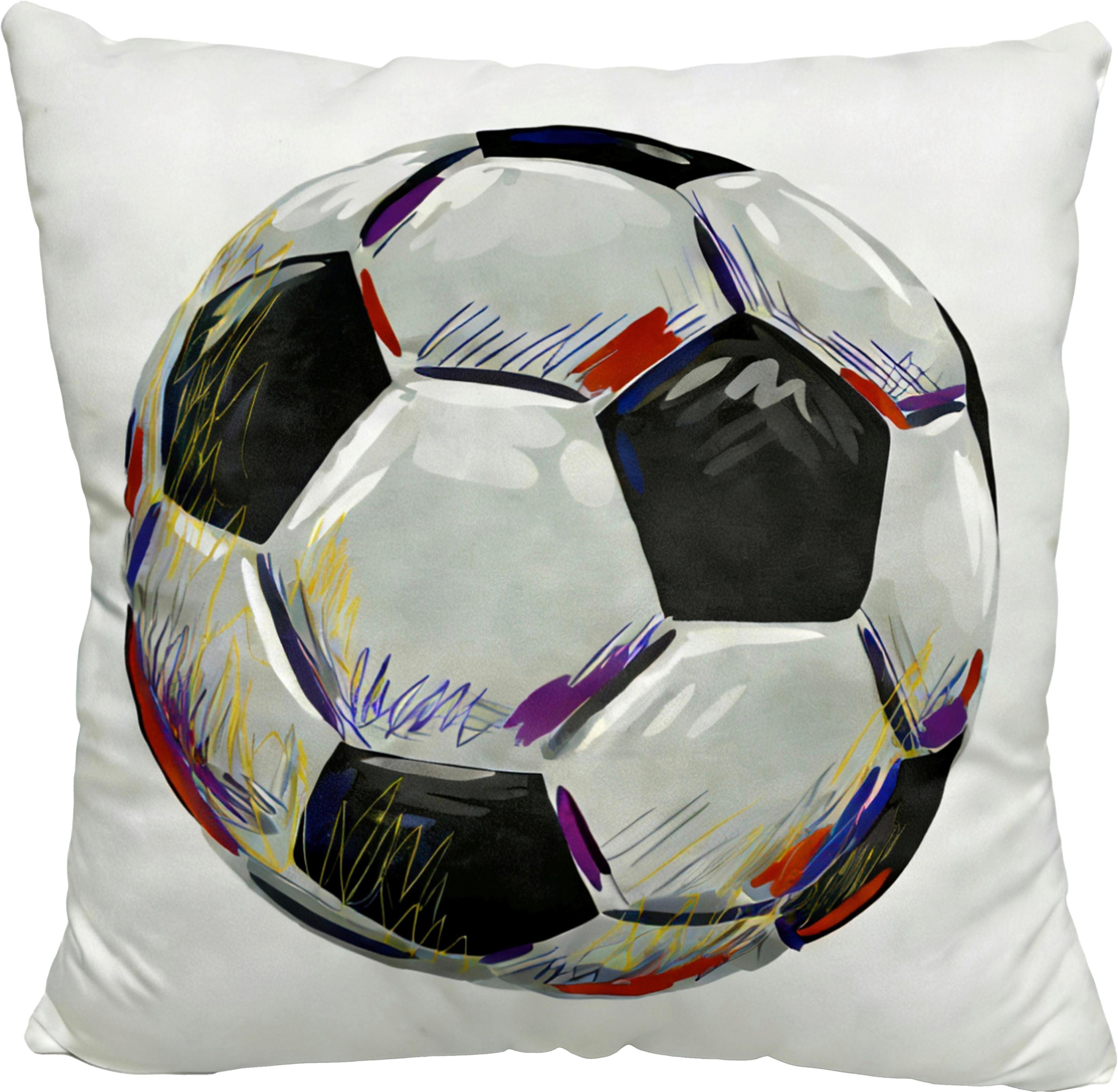 ZIERKISSEN KUSCHELKICK - Schwarz, MODERN, Textil (40/40cm) - Luca Bessoni