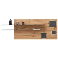 NÁSTĚNNÝ PANEL SKAGEN - barvy dubu/barvy břidlice, Moderní, kompozitní dřevo (194/70/22cm) - Premium Living