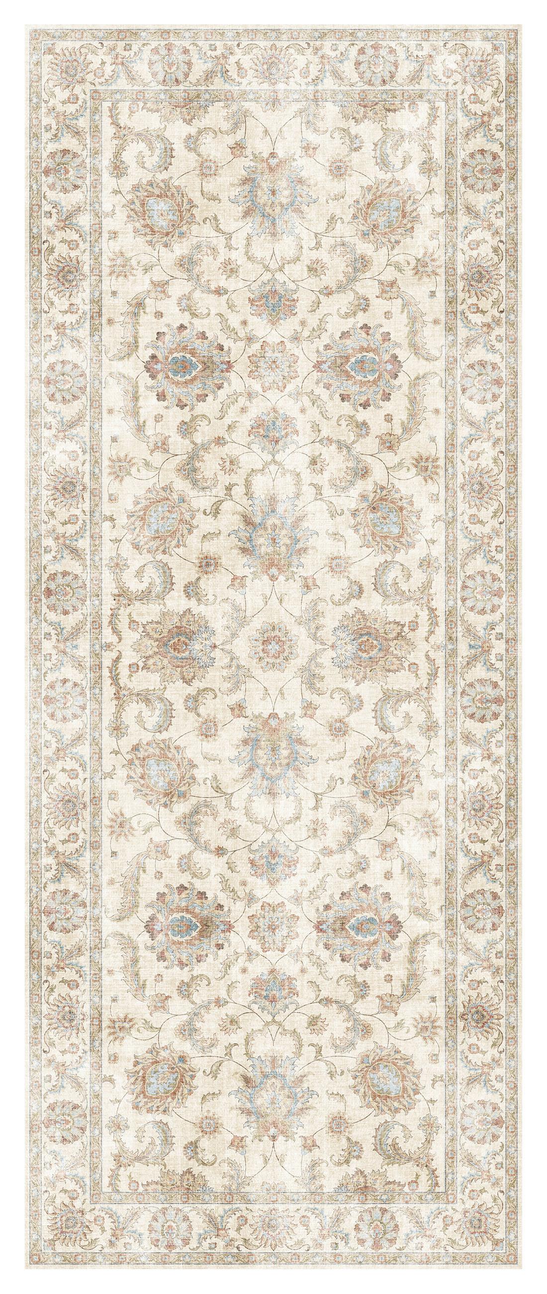 Läufer Andrea - Creme, ROMANTIK / LANDHAUS, Textil (80/200cm) - James Wood
