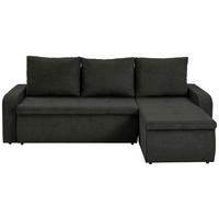 Ecksofa Larisa Schwarz S: 235x158 cm - Schwarz, KONVENTIONELL, Textil (235/158cm) - P & B