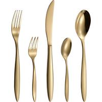 Besteckset 20-Teilig Nirmala für 4 Personen - Goldfarben, MODERN, Metall - Luca Bessoni