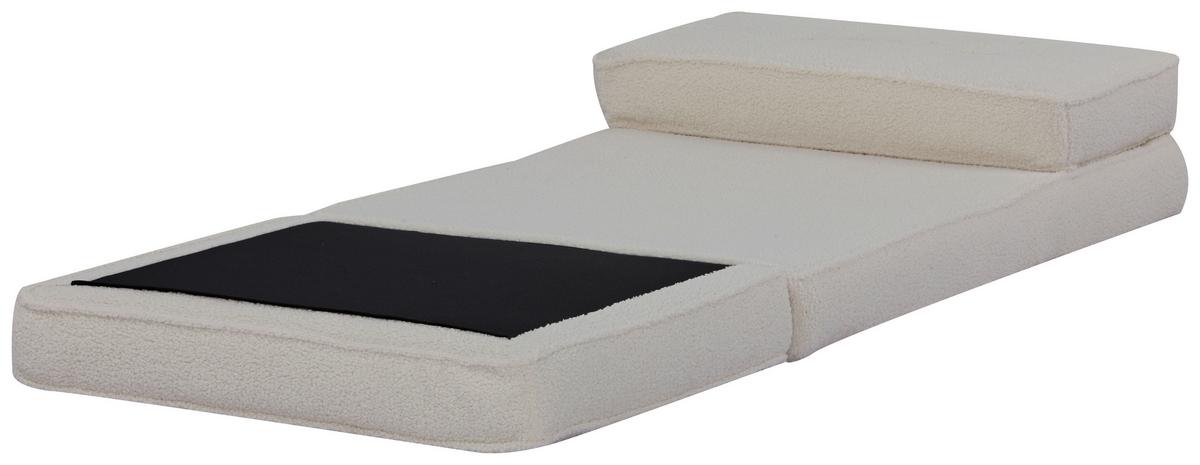 Schlafsessel Luc Weiß 74x61,5x80 cm - Weiß, MODERN, Textil (74/61,5/80cm) - MID.YOU