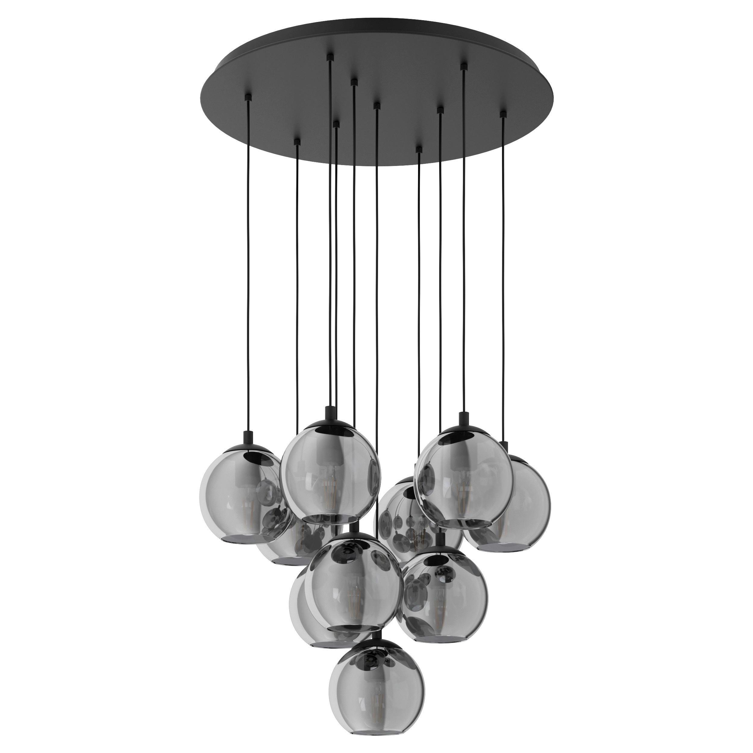 ZÁVESNÉ SVIETIDLO ARISCANI - čierna, Design, kov/sklo (65.5cm) - Eglo