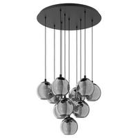 ZÁVESNÉ SVIETIDLO ARISCANI - čierna, Design, kov/sklo (65.5cm) - Eglo