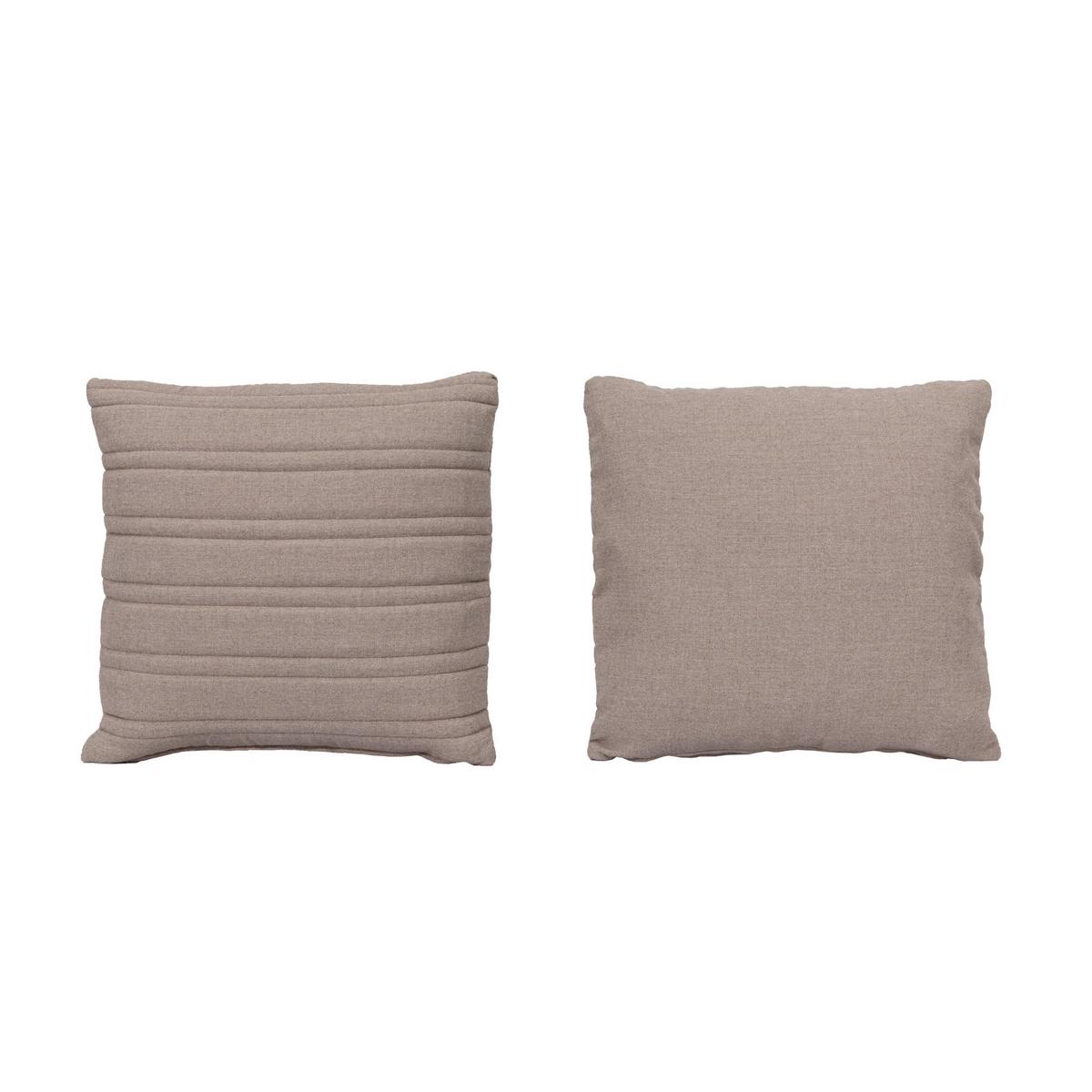 OUTDOOR-KISSEN LINE - Naturfarben, MODERN, Textil (45/45cm) - Gardenson