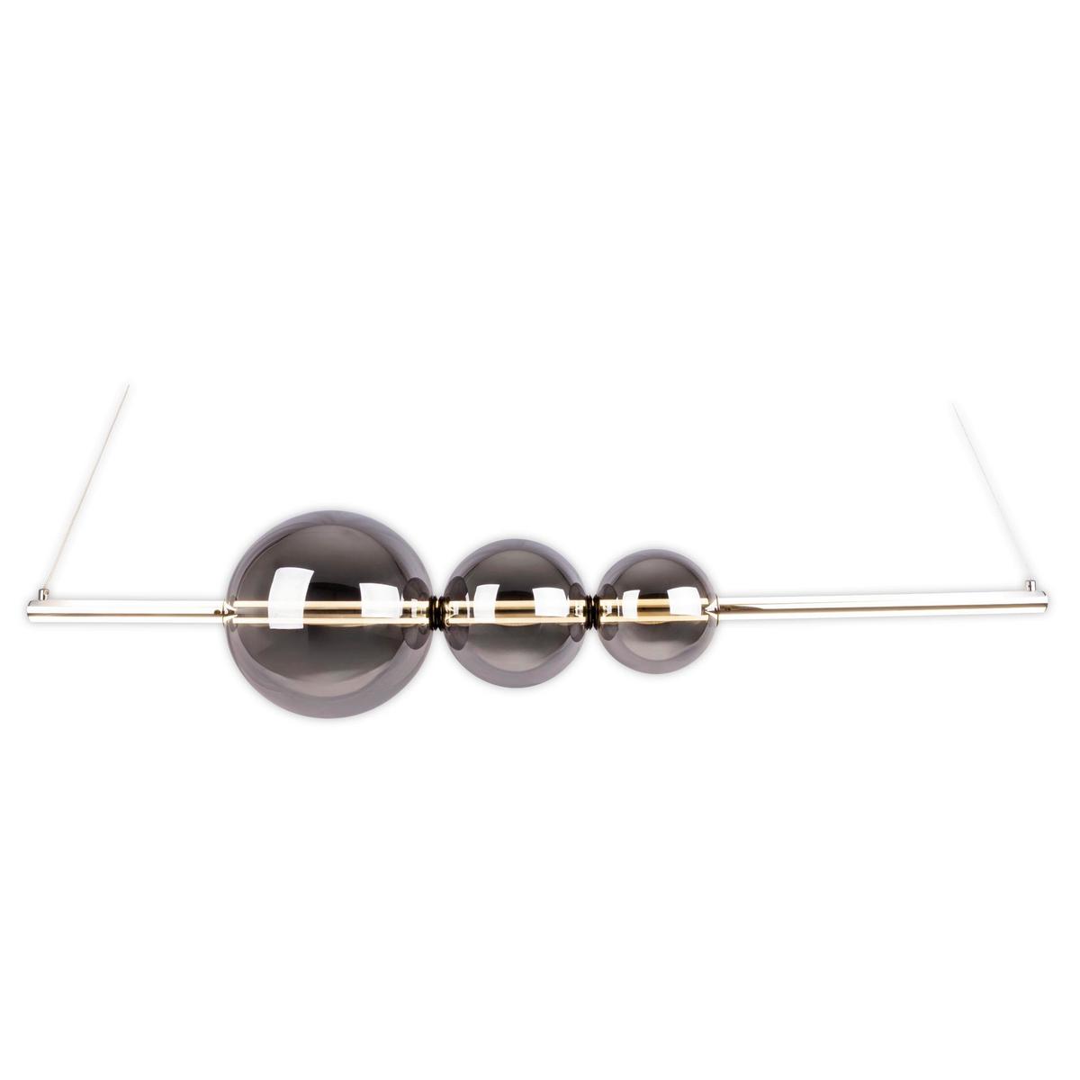 LED-Pendelleuchte 6143742 Nova - Design, Glas/Metall (125,3/25/150cm) - Näve