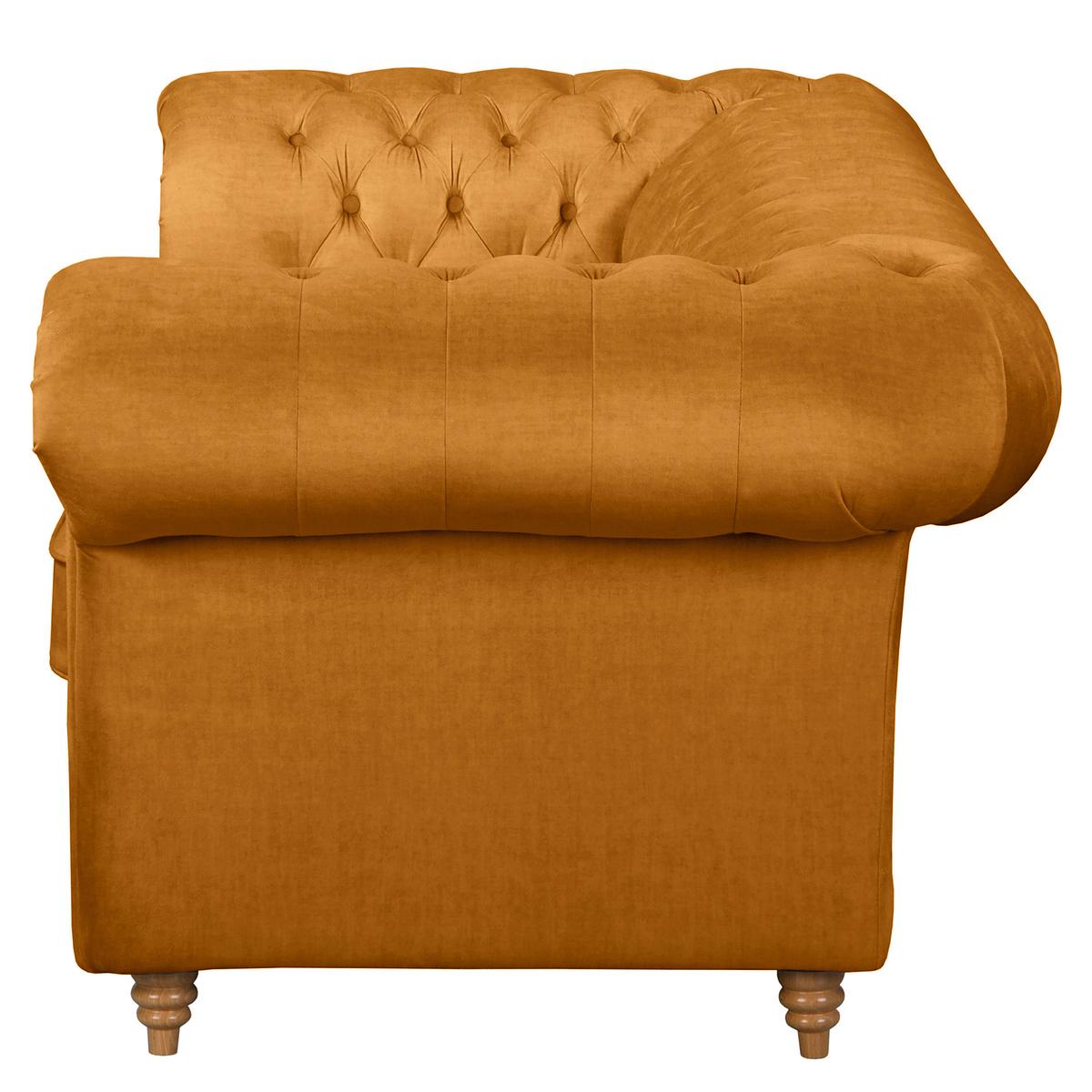 Schlafsofa Laura Bernsteinfarben, B: 190cm - Bernsteinfarben/Braun, Design, Textil (190/74/91cm) - P & B