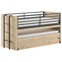 Hochbett Sam - Eichefarben, MODERN, Holzwerkstoff (90/200cm) - MID.YOU