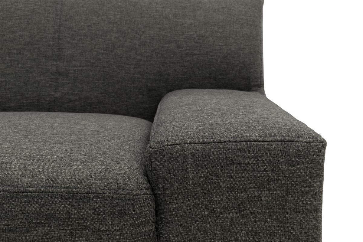 Polstersessel Norma Schwarz/braun Webstoff - Wengefarben/Schwarz, Design, Textil (101/74/85cm) - MID.YOU