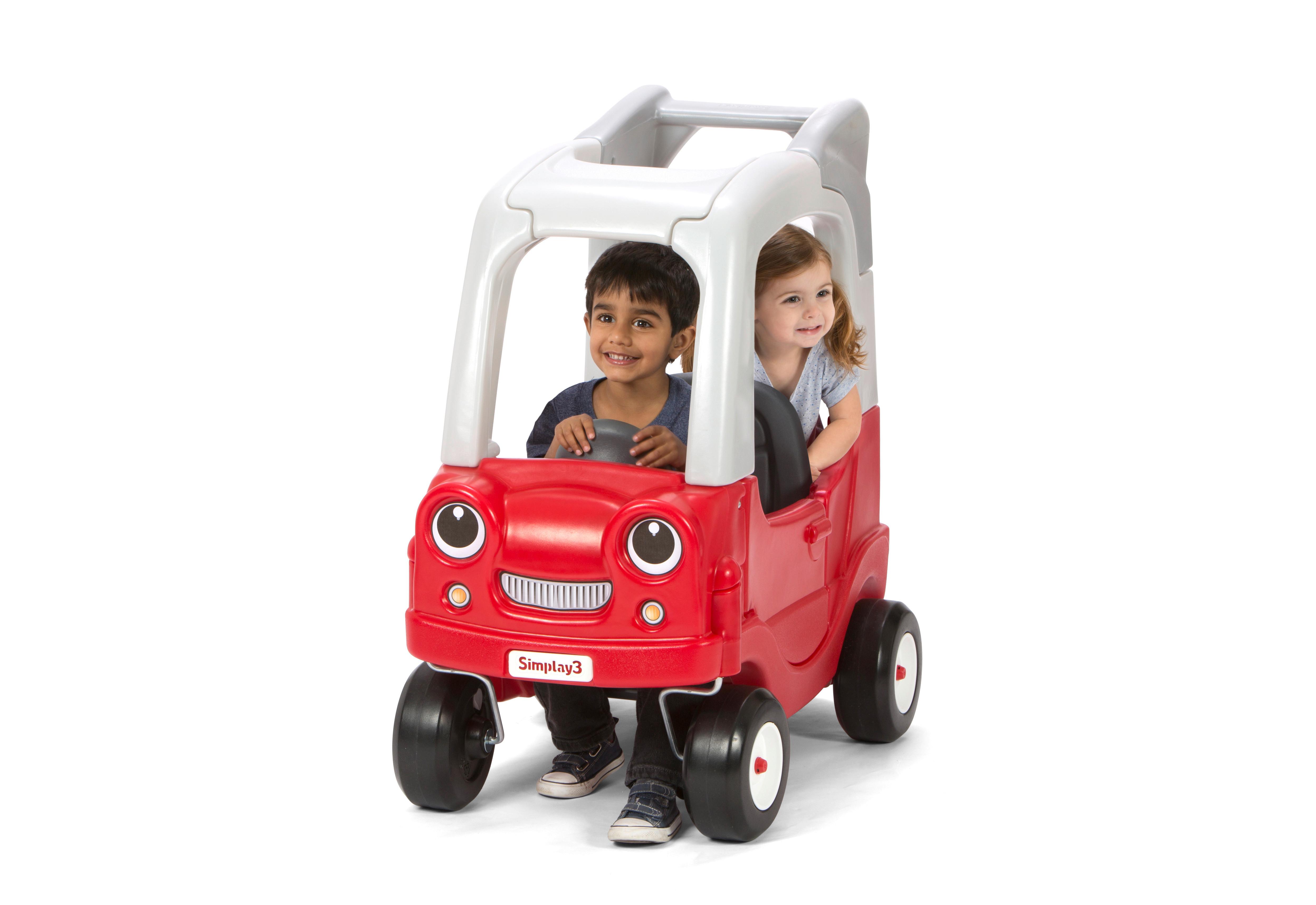 Rutschfahrzeug Simplay 3 2-in -1 Rot Lauflernwagen - Rot, Basics, Kunststoff (86,4/53,3/91,4cm)