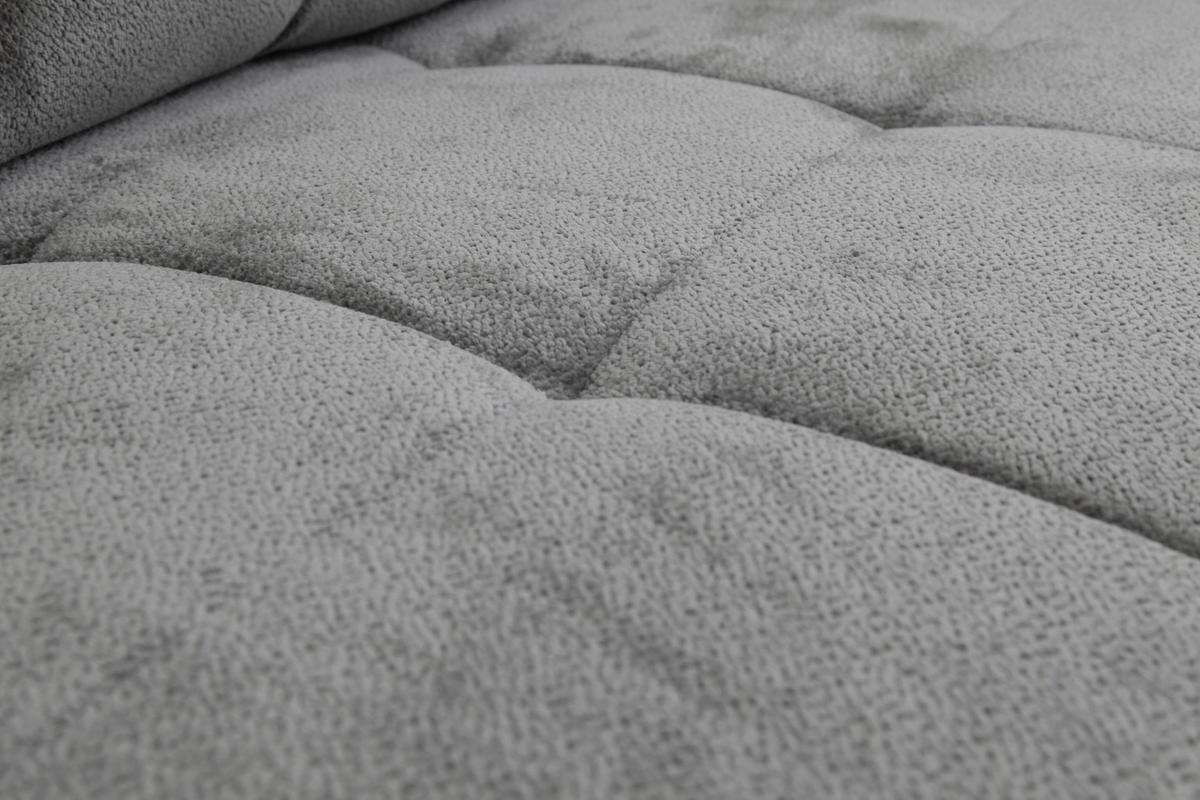Schlafsofa Perla Graphitfarben B: 203 cm - Schwarz/Graphitfarben, KONVENTIONELL, Textil (203/94/96cm)