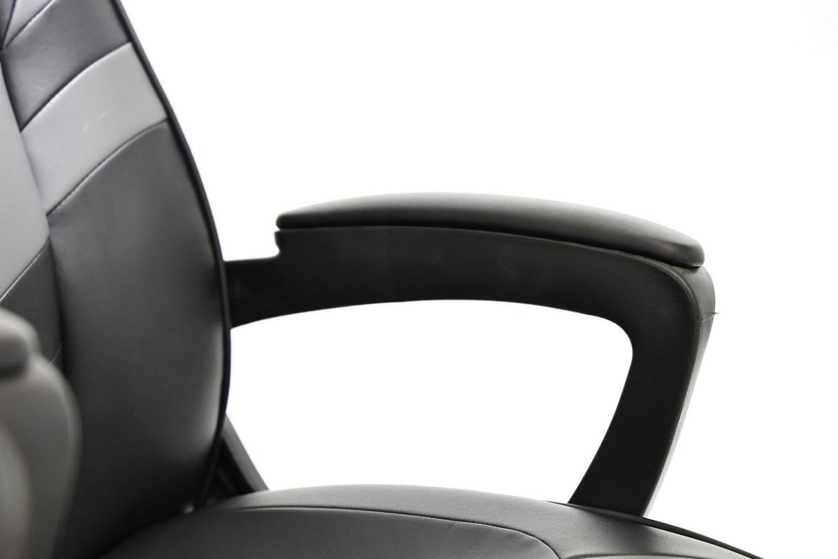 Otočná stolička ZORA - čierna/sivá, Modern, kov/textil (60/113-123/73cm) - Mömax