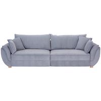 Big Sofa Mit Schlaffunktion Guarda B: 301 Cm Hellgrau - Hellgrau/Naturfarben, MODERN, Textil (301/92/114cm) - Luca Bessoni