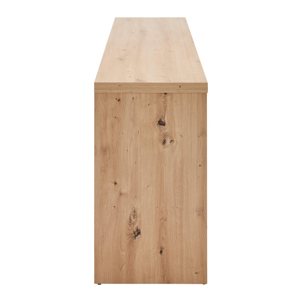 Kommode 190cm Larios Eiche Dekor/grau - Eiche Artisan/Grau, MODERN, Holzwerkstoff (190/71/40cm)