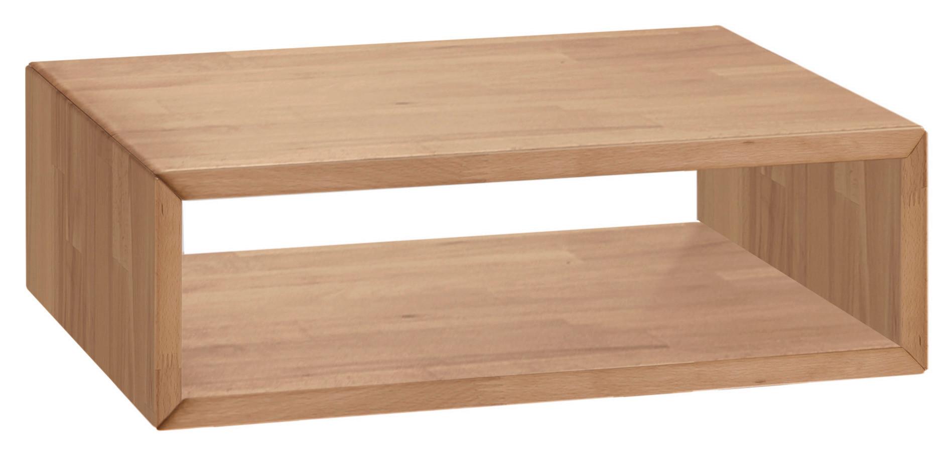 Nachttisch Akai, Kernbuche B: 50 Cm - Kernbuche, Natur, Holz (50/16/41cm) - Hasena