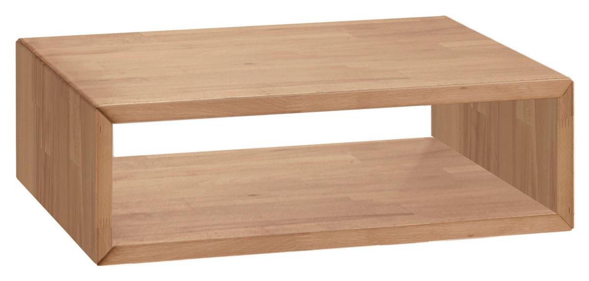 Nachttisch Akai, Kernbuche B: 50 Cm - Kernbuche, Natur, Holz (50/16/41cm) - Hasena