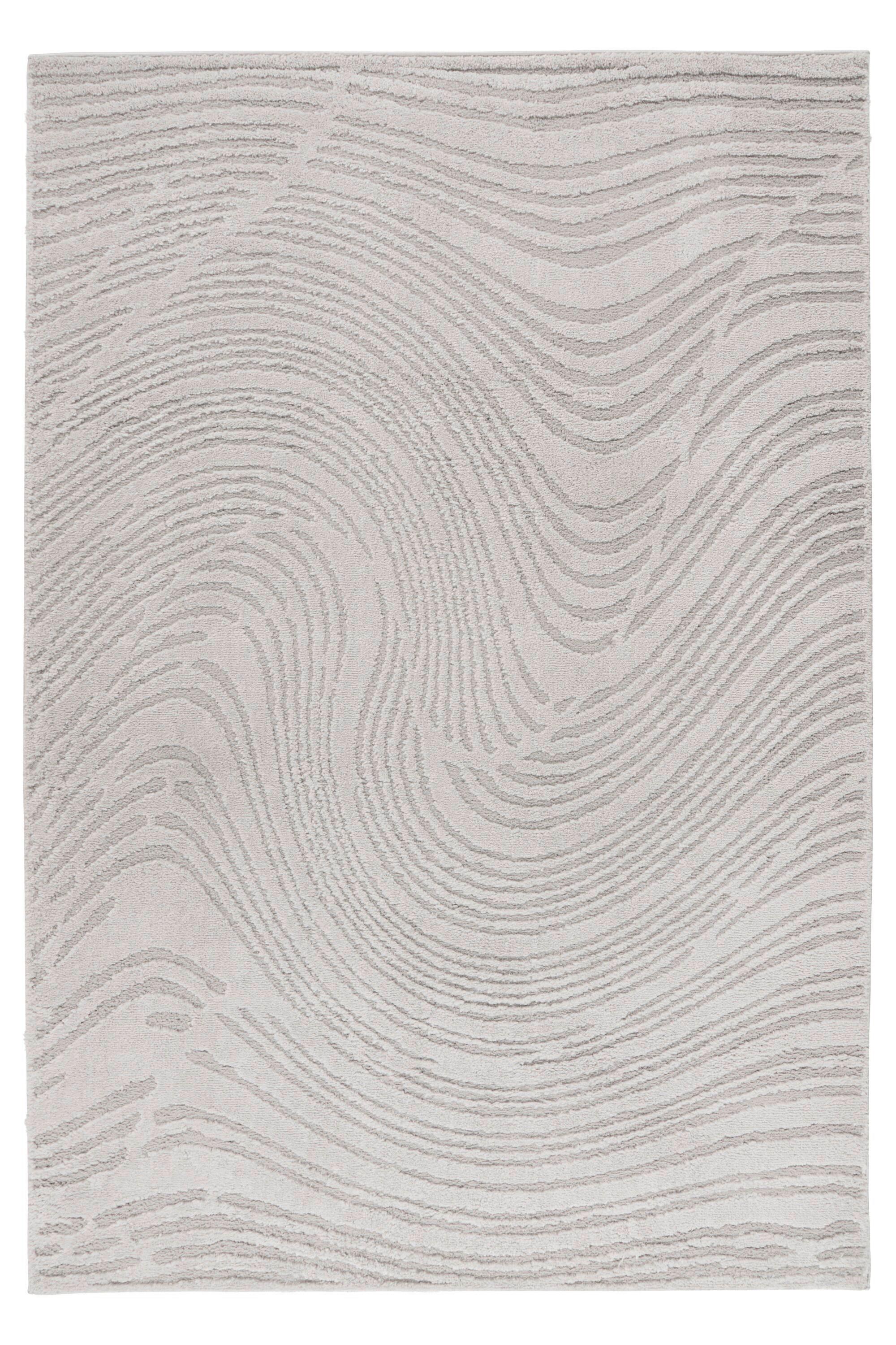 FLACHWEBETEPPICH Silber, BxL: ca. 160x230 cm - Silberfarben, Basics, Textil (160/230cm) - Kayoom