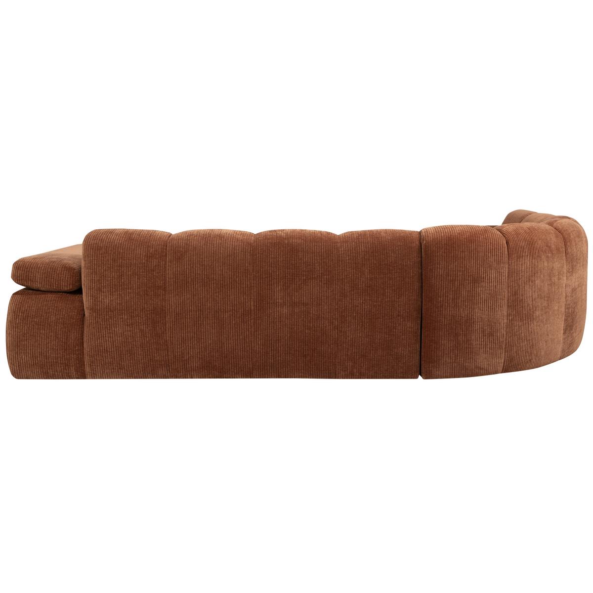 Ecksofa Mojo Rostfarben S: 230x310 Cm - Rostfarben, Design, Textil (230/310cm) - Livetastic