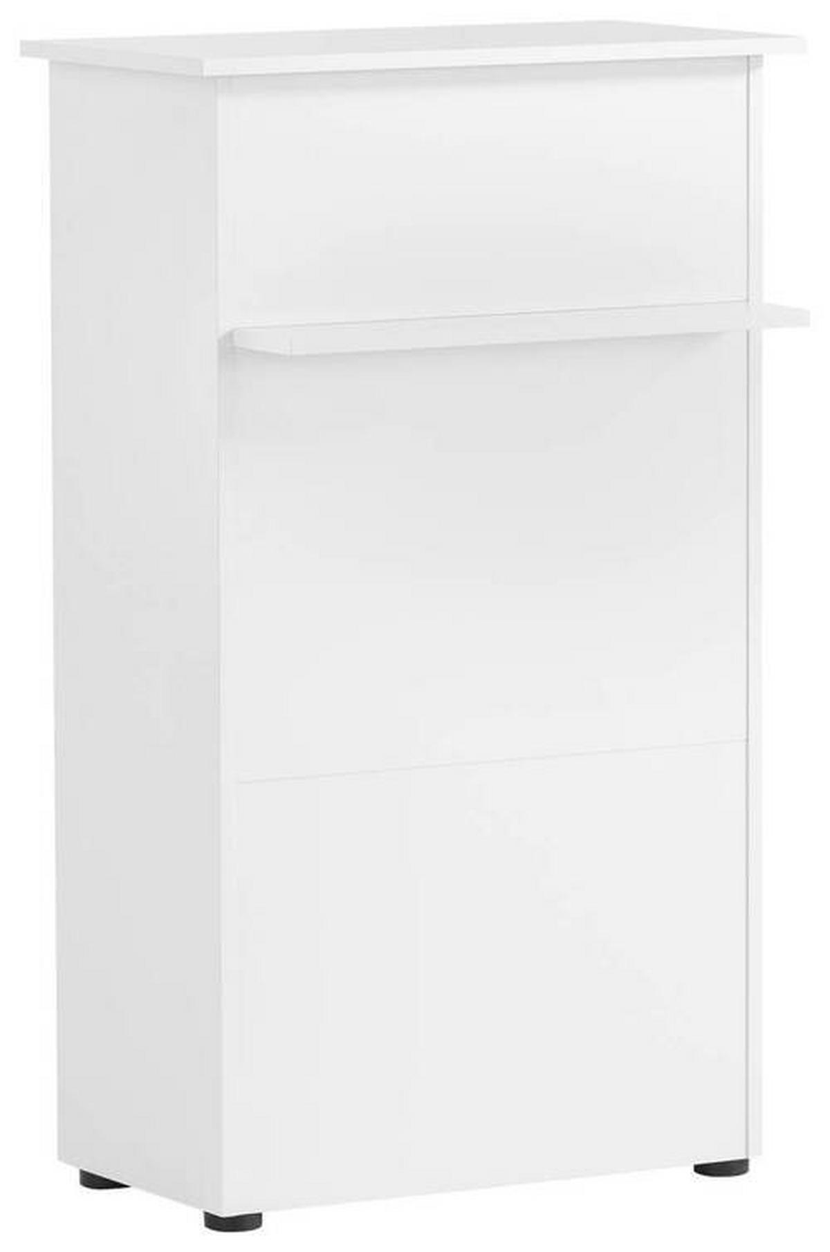 Stehpult Empfangstresen 660 - Weiß, MODERN, Holzwerkstoff (65,8/110,5/44cm) - MID.YOU