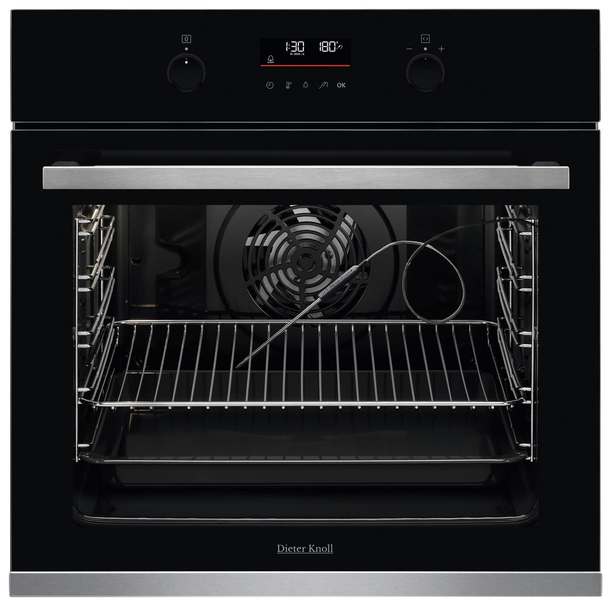 Vestavná trouba s parní funkcí DKP37903XK - černá/barvy nerez oceli, Basics, kov/sklo (59,4cm) - Dieter Knoll