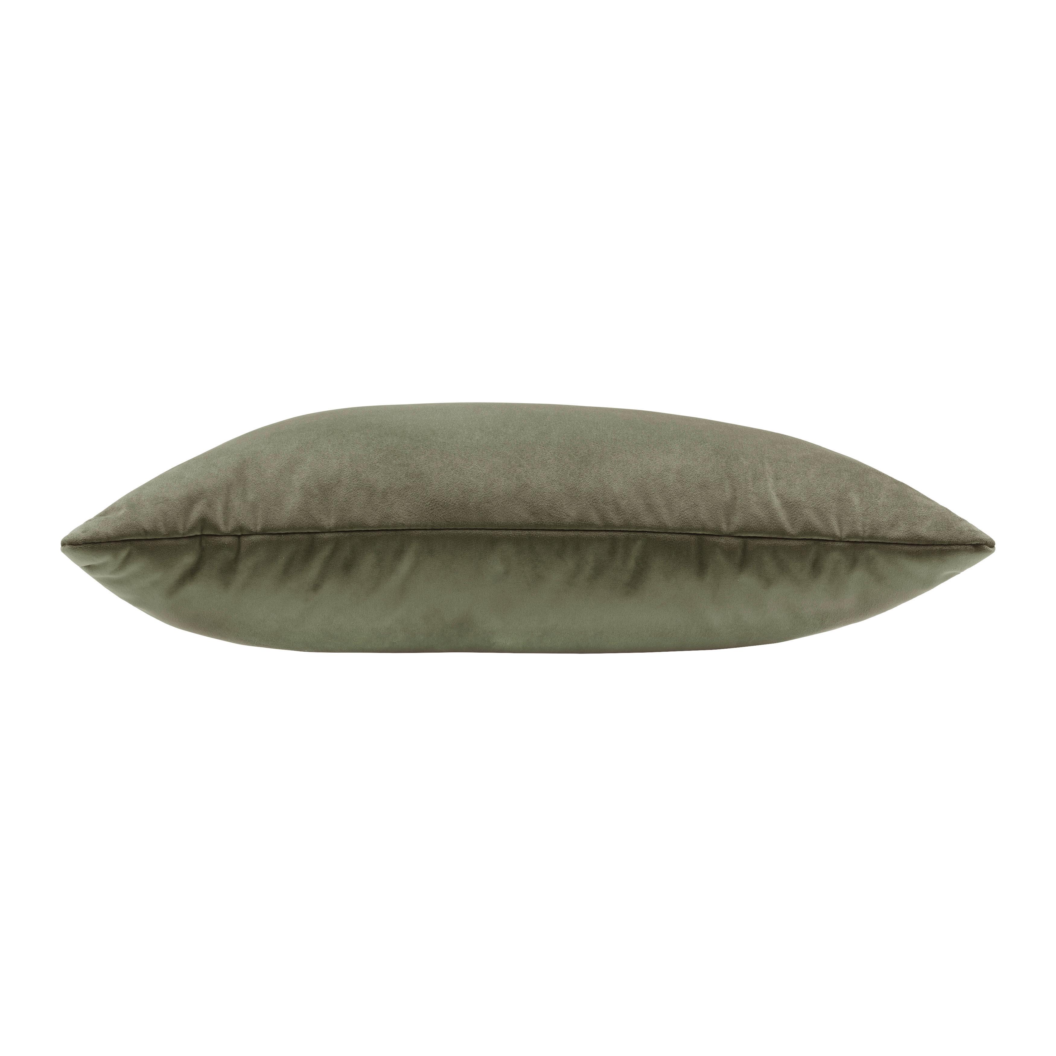 Vankúš na sedačku TRENDY, olivovozelená, cca.55x55 cm - olivovozelená, Modern, textil (55/55cm) - Premium Living