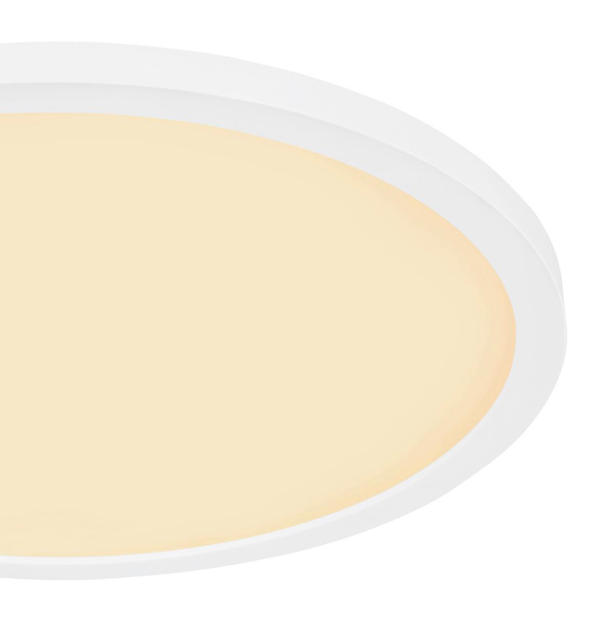 Bad-deckenleuchte Sapana Ip44 Opal/weiß Ø 29,4 Cm - Opal/Weiß, Basics, Kunststoff (29,4/2,5cm) - Globo