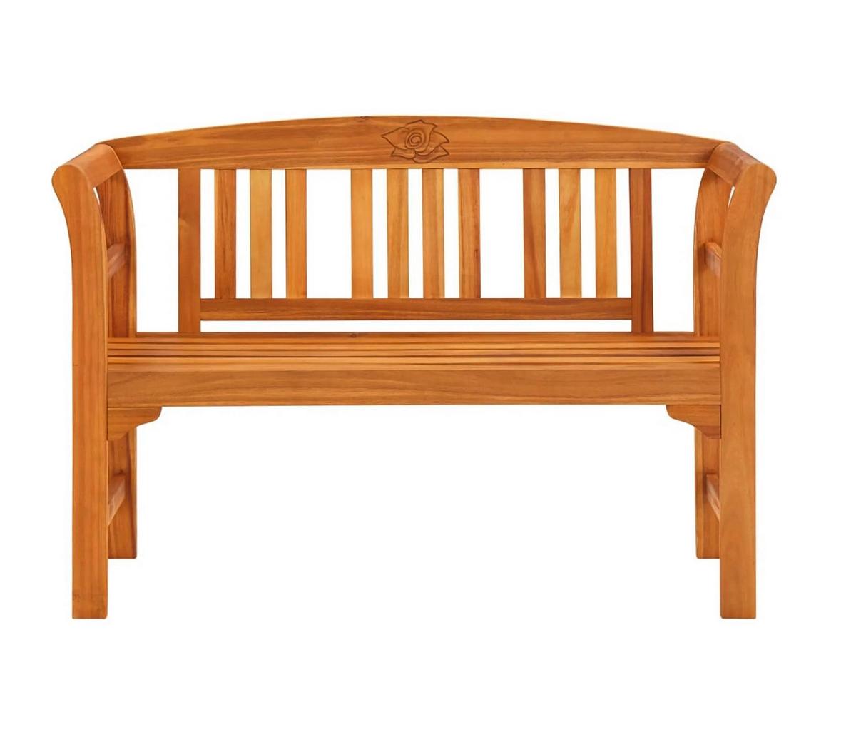 Gartenbank Holz 2-Sitzer Batam - Akaziefarben, Basics, Holz (130/50/80cm) - Acamp