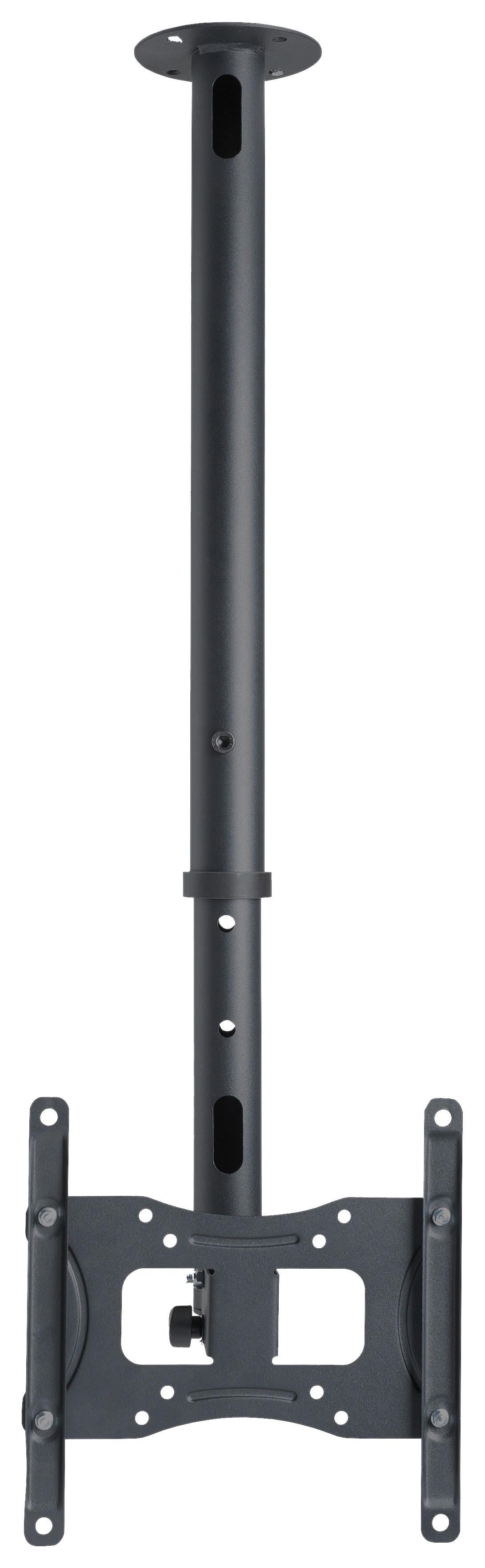 TV- Halterung Dx Schwarz B: 22 cm - Schwarz, MODERN, Metall (22/55/24cm) - MID.YOU