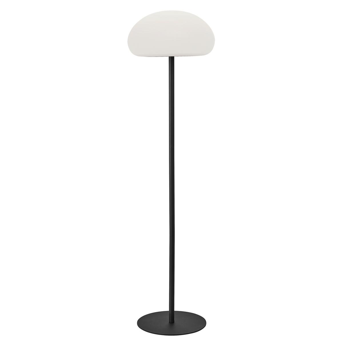 LED-Stehleuchte Sponge Weiß Schwarz D: 34 cm - Schwarz/Weiß, Design, Kunststoff/Metall (34/126cm) - Nordlux