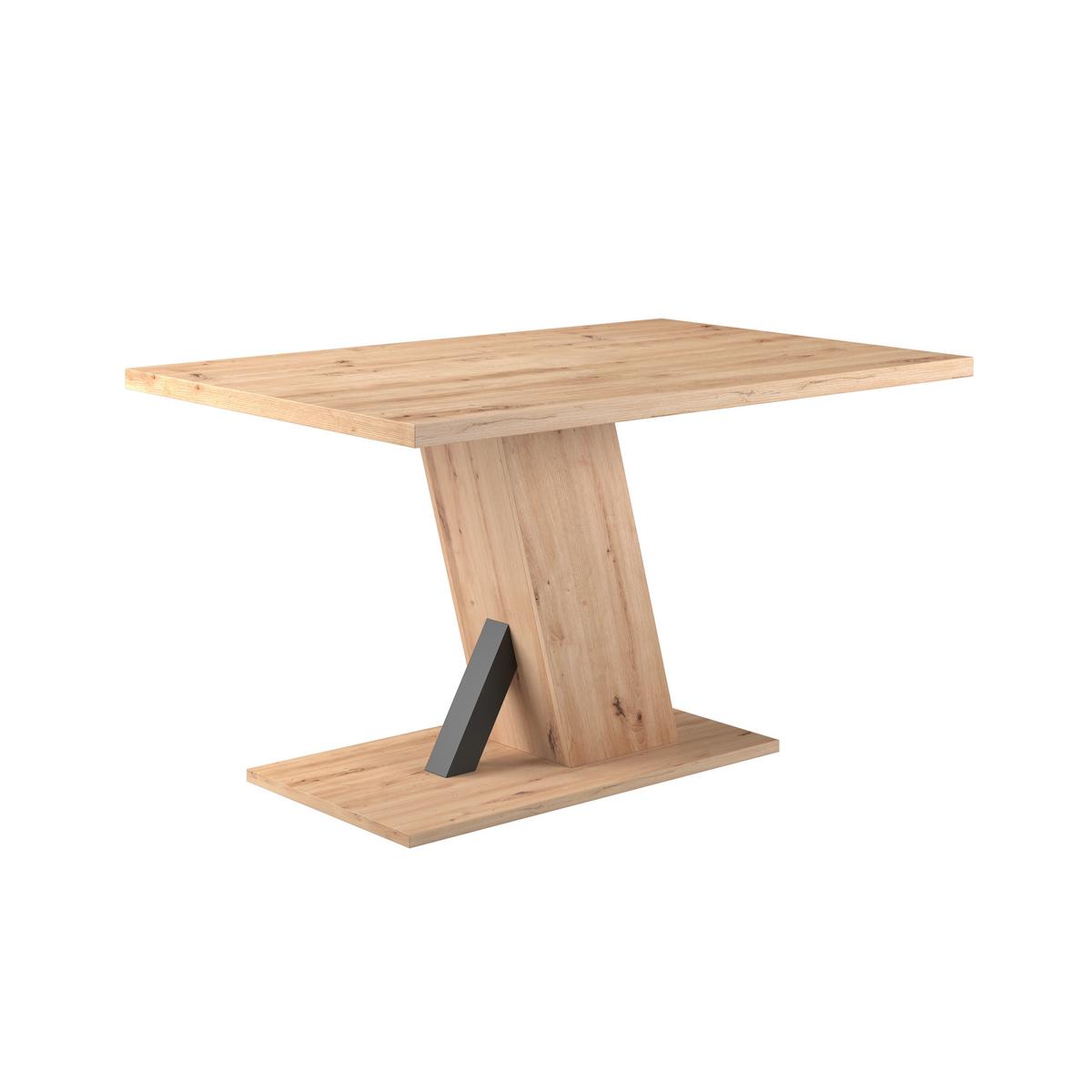 Esstisch Severin 138x90 cm Eichefarben - Eichefarben, MODERN, Holzwerkstoff (138/76/90cm)