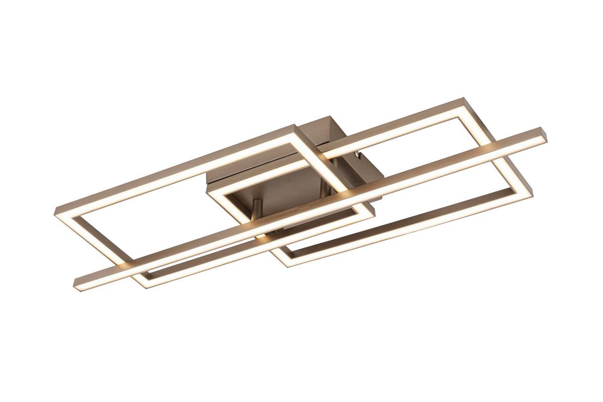 Led Mennyezeti Lámpa Deni - cappuccino, Modern, műanyag/fém (63/24,5/7,7cm) - Luca Bessoni
