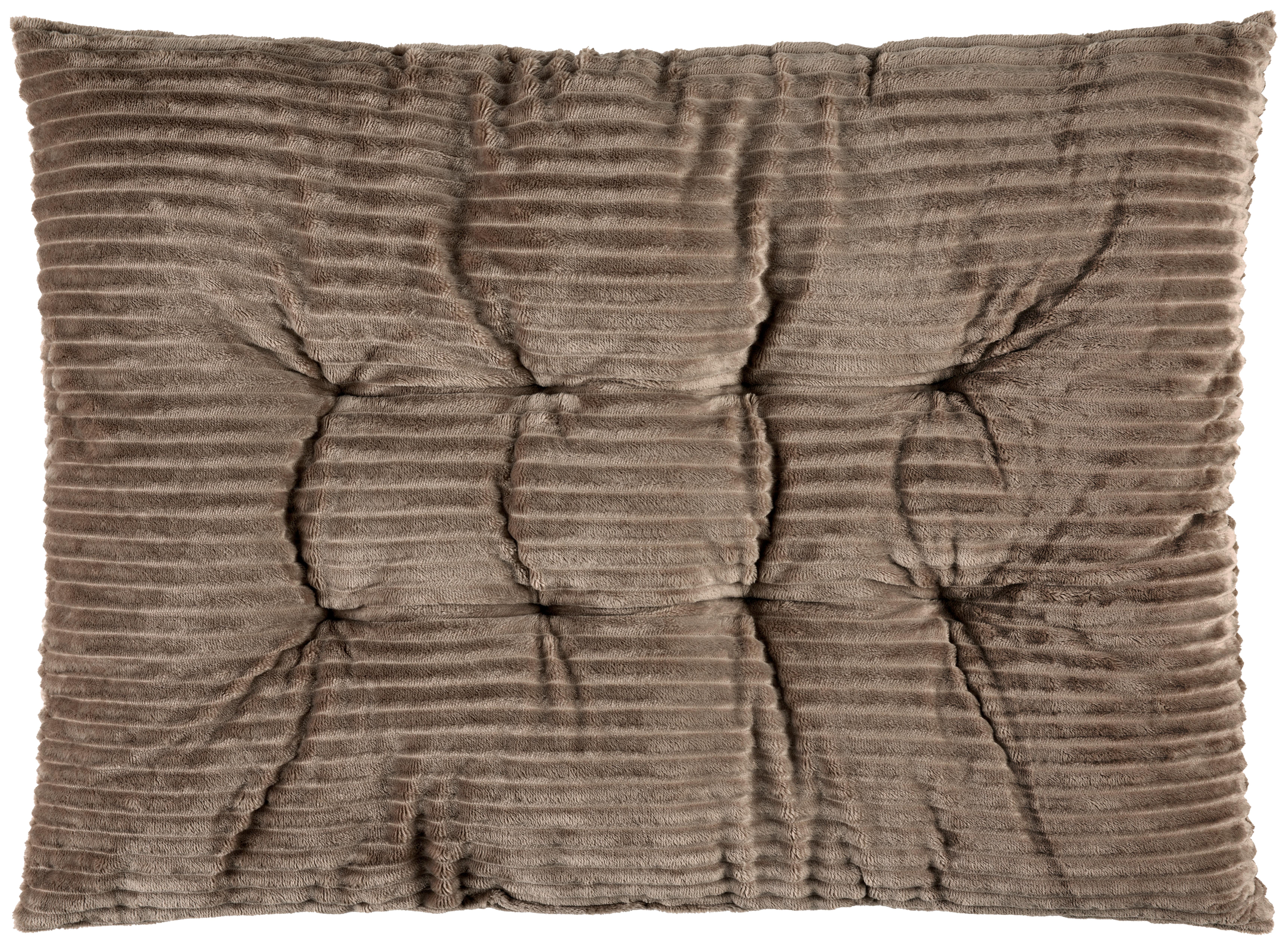 Bodenkissen Sina - Taupe, MODERN, Textil (70/100cm) - Luca Bessoni