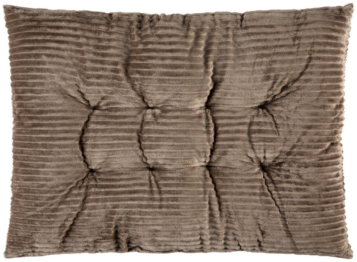 Bodenkissen Sina - Taupe, MODERN, Textil (70/100cm) - Luca Bessoni