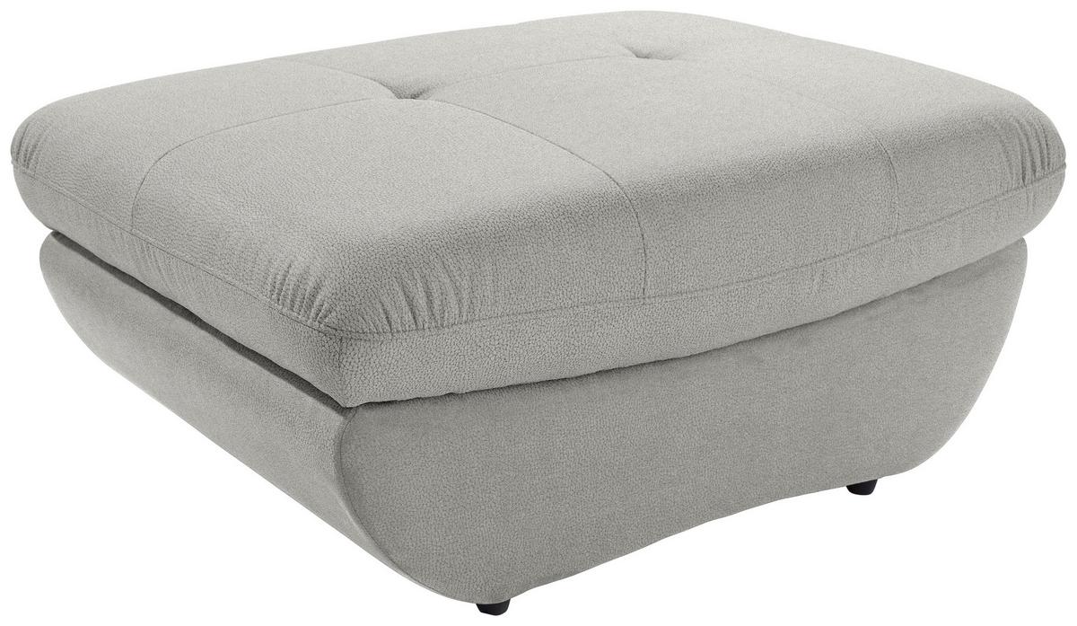 Taburetka s úložným priestorom Park, svetlosivá - čierna/svetlosivá, Modern, textil/plast (107/43/75cm) - Luca Bessoni