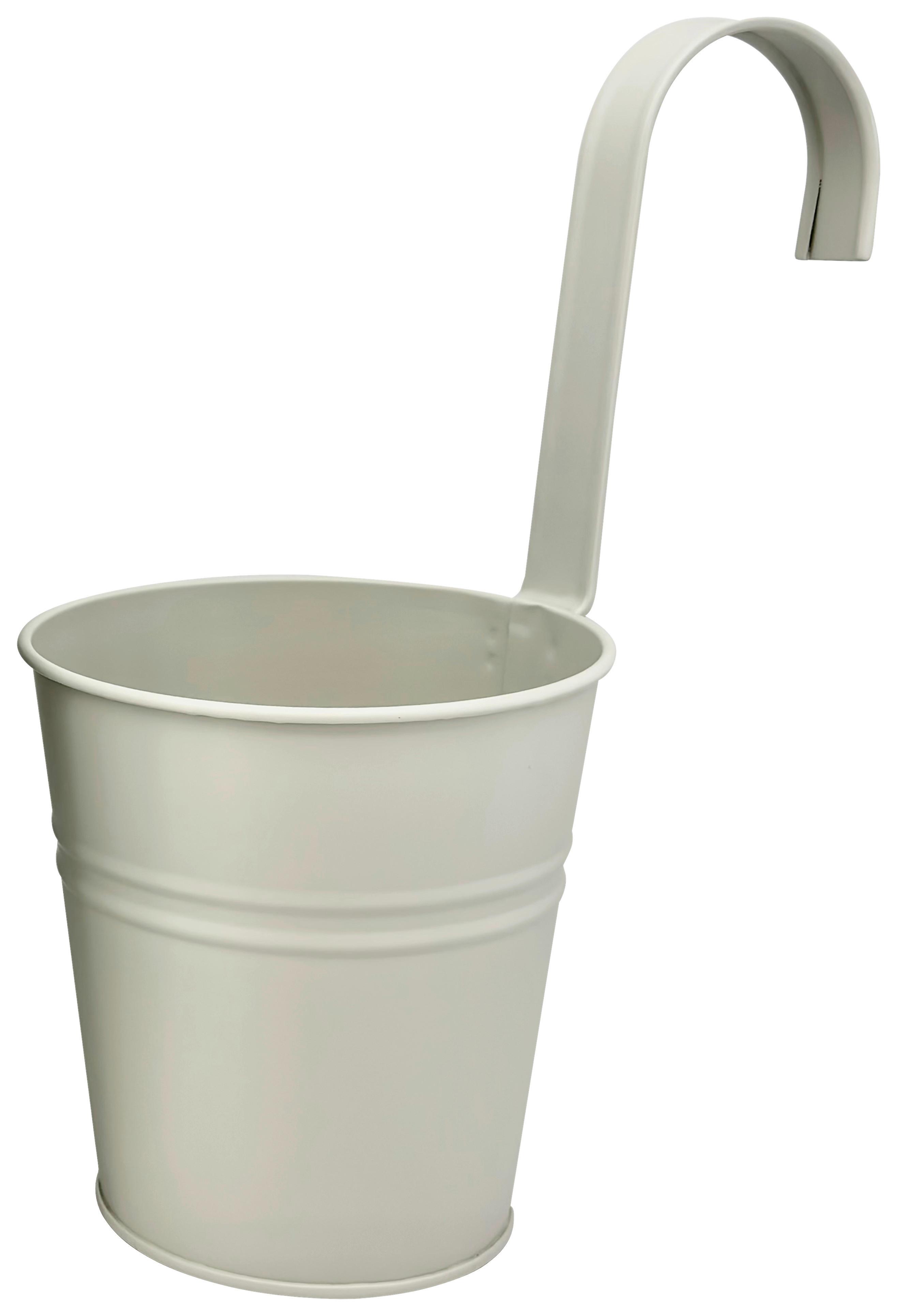 Obal na kvetináč ZANA - svetlosivá, kov (11/11,5cm) - Mömax