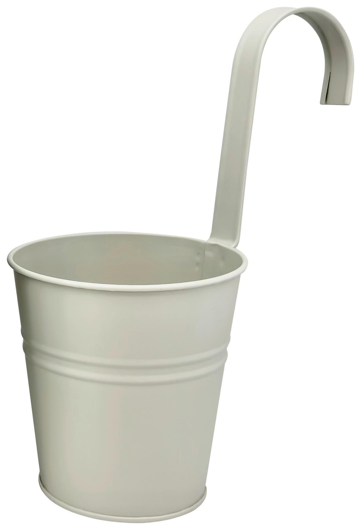 Obal na kvetináč ZANA - svetlosivá, kov (11/11,5cm) - Mömax