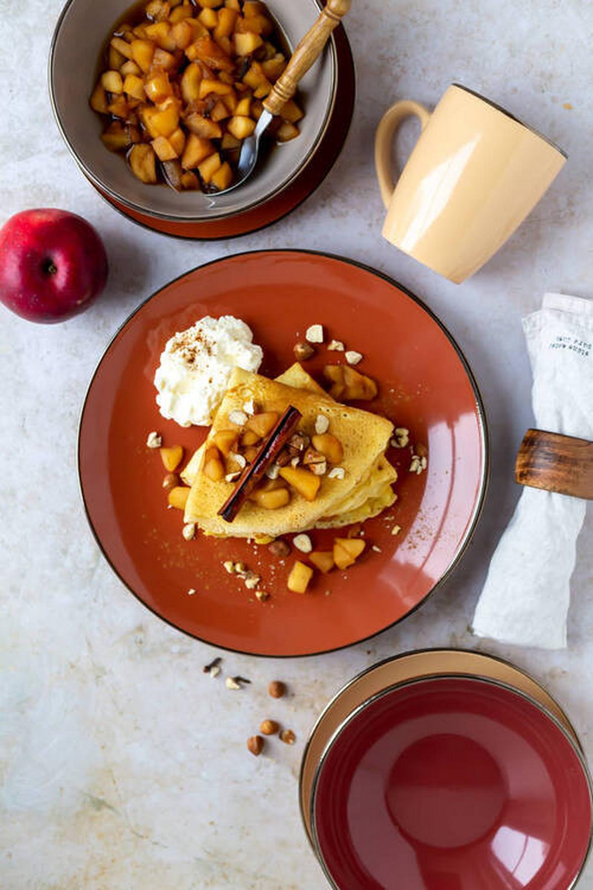 Kombiservice Metallic Rim 4 Personen Geschirr Set - Taupe/Beige, Basics, Keramik (33/31,7/32,5cm) - Mäser