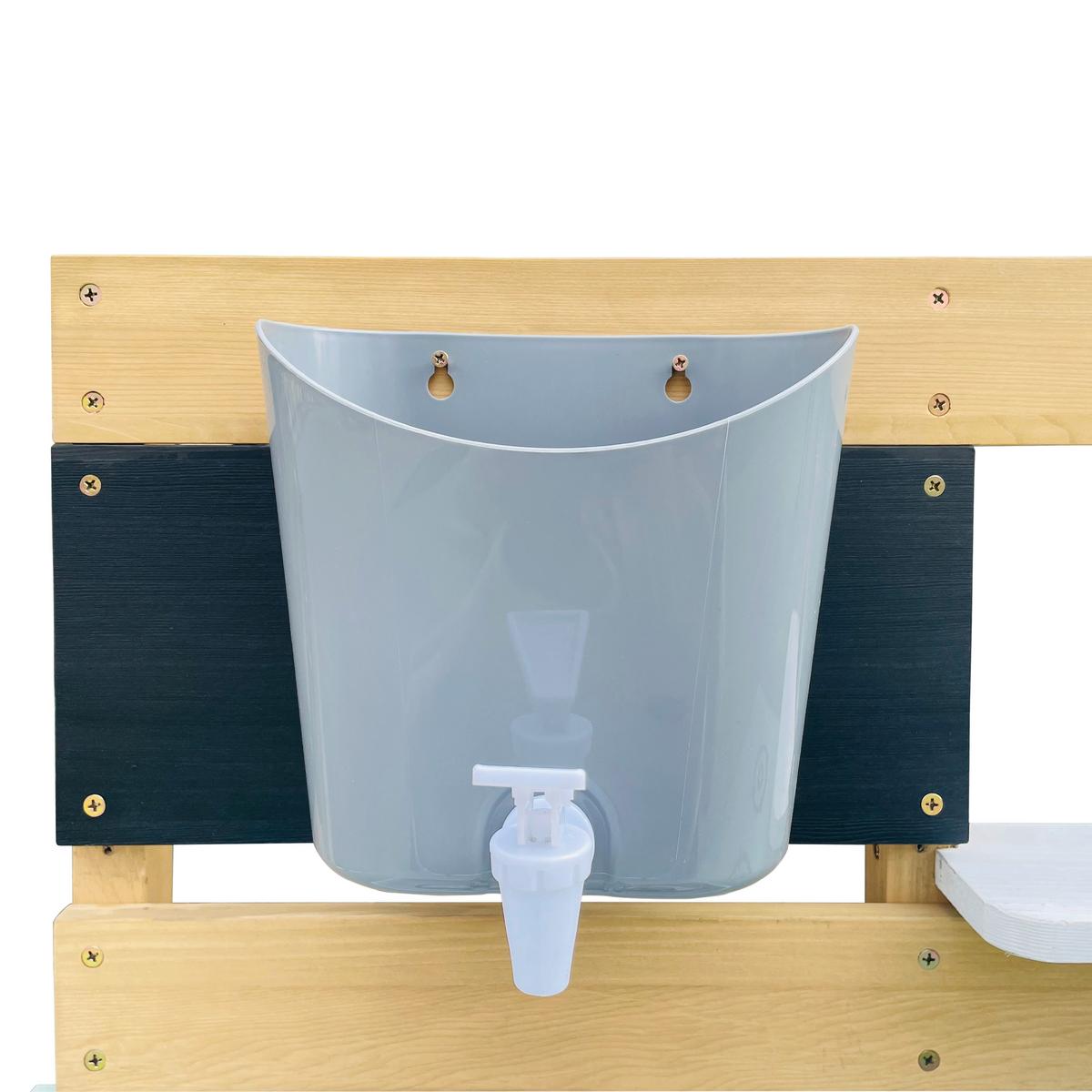Sand- und Wassertisch A031.038.00 - Braun/Weiß, KONVENTIONELL, Holz (80/88/33cm) - Ambia Garden